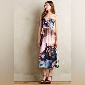 Corey Lynn Calter Anthropologie Daybreak midi dress Size 6
